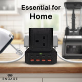 Engage 13 in 1 Ports GaN High Speed 65W Power Socket-WZB7