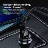 Engage 2-port PD Fast Car Charger 45W