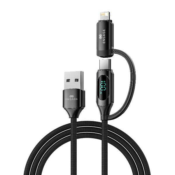 Engage Digital Display Cable USB A -C W/Lightning ADP 1M-65W