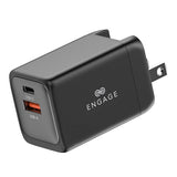 Engage Dual Port 48W Power Adapter With Interchangeable Uk/Eu Plug