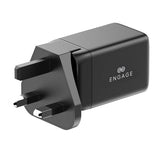 Engage Dual Port 48W Power Adapter With Interchangeable Uk/Eu Plug