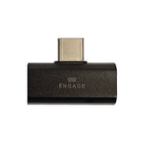 Engage USB-C To Dual USB-C Adapter (Charge + Audio) Black