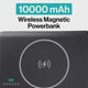 Engage Compact Wireles Magnetic PB 10000 Mah W/USB-C Cable & Led Display PD 45W