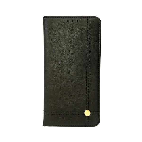 إشراك حالة كتاب iPhone 11 Leather Case Black