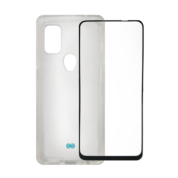 Engage Oneplus N10 Hard Clear Case & Tempered Glass